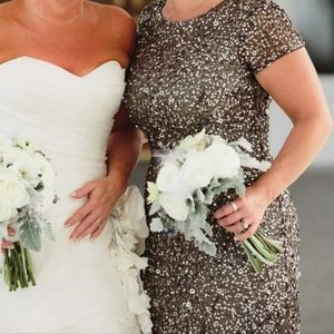 Adrianna Papell full-length beaded gown